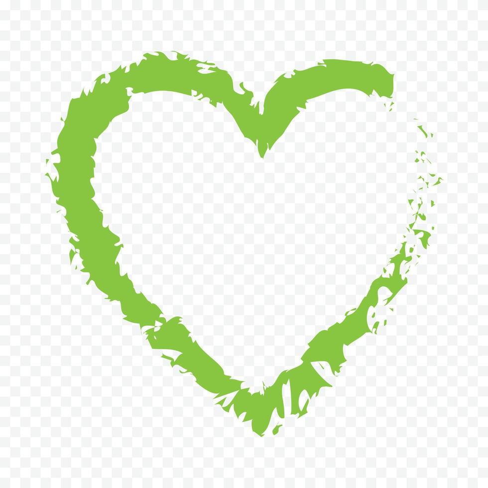 Hand drawn love icon on a white background vector