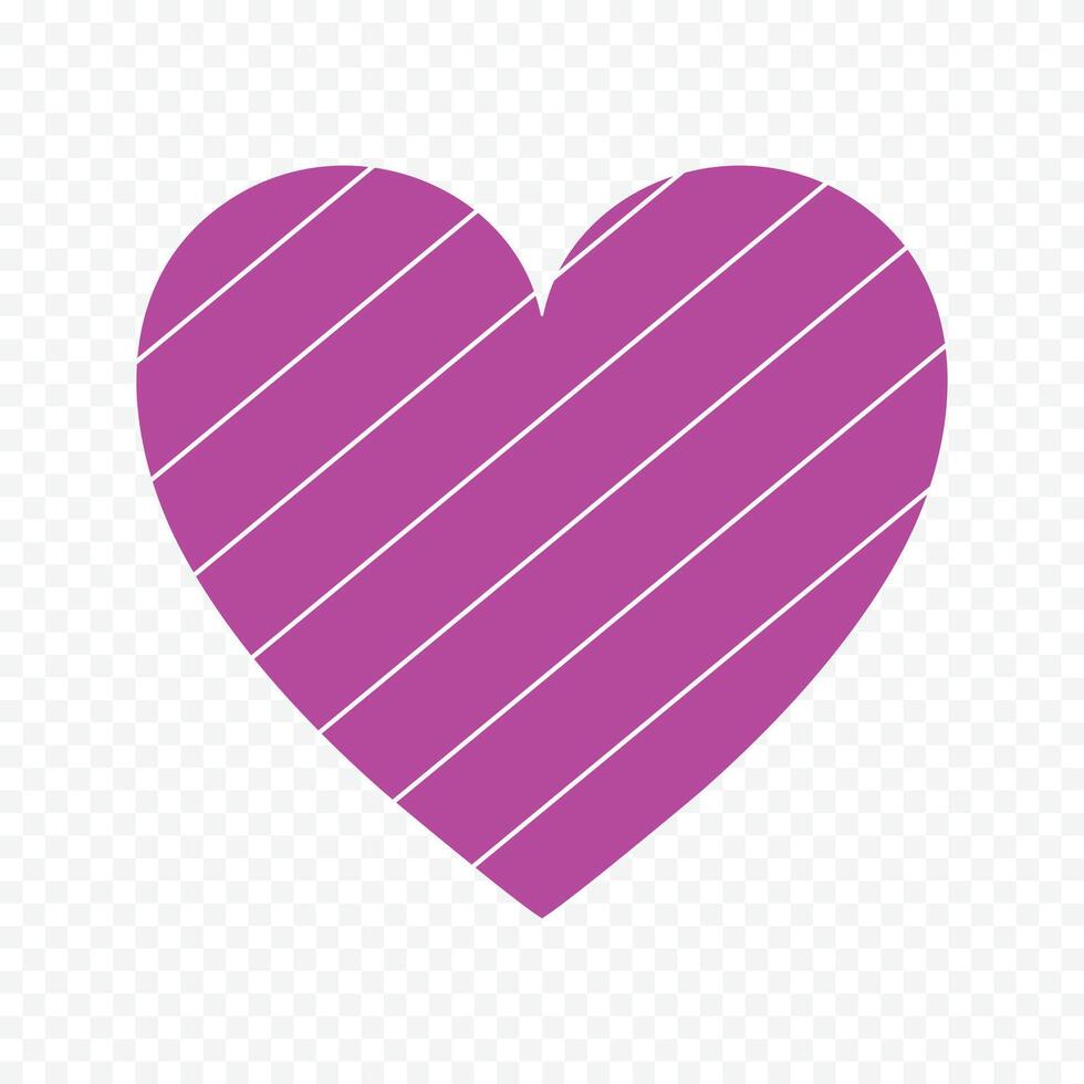 Hand drawn love illustration isolated on the white vector