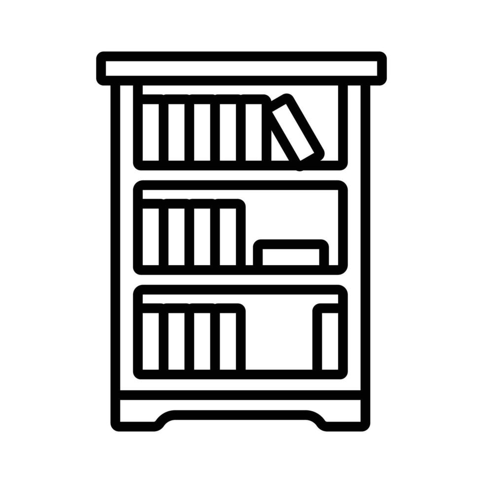 Books on Shelf Illustration vector