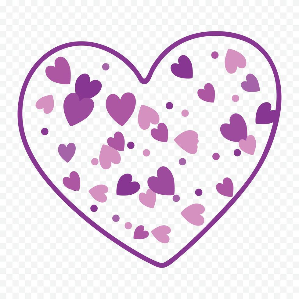 Hand drawn love vector