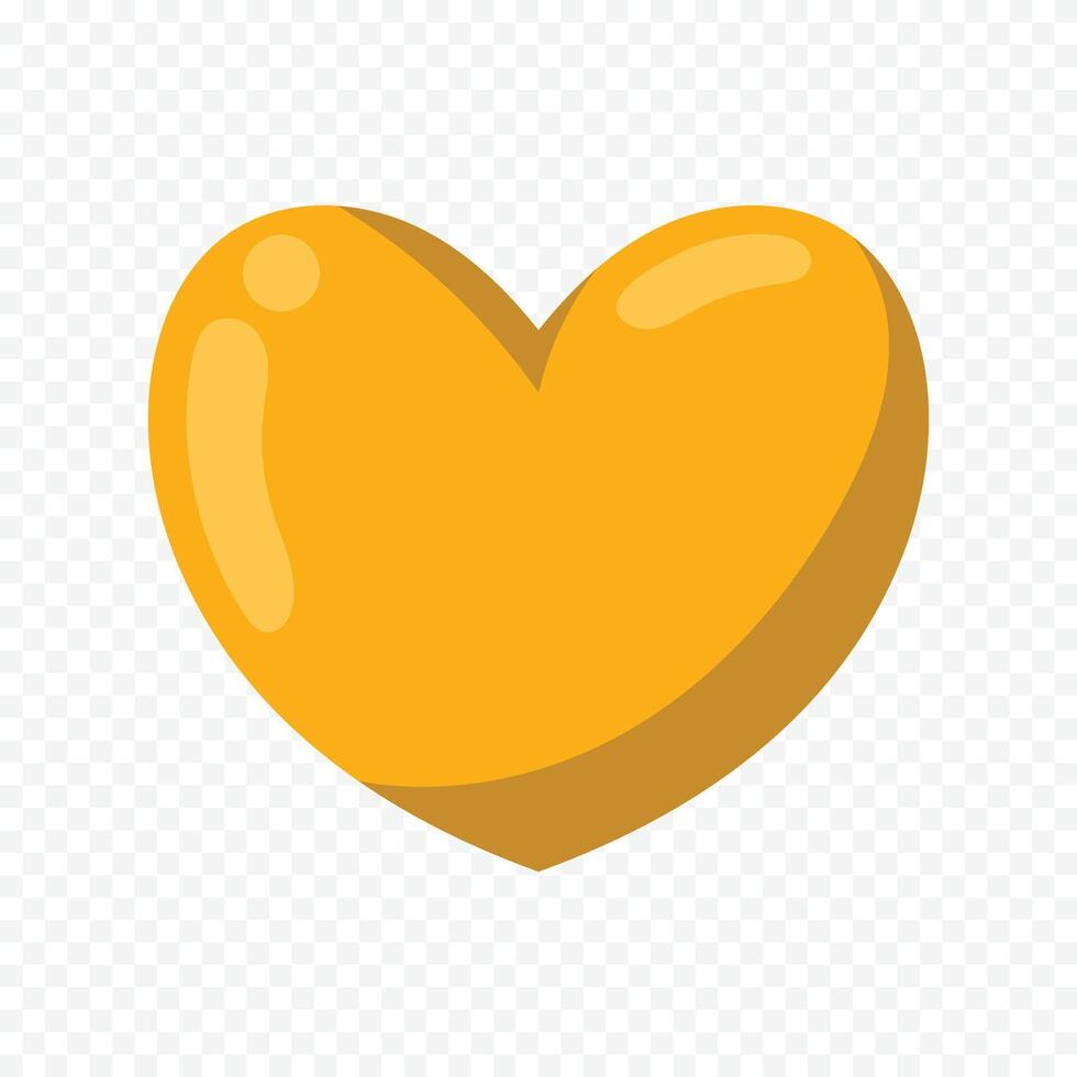 Valentines Day heart illustration isolated on the white vector