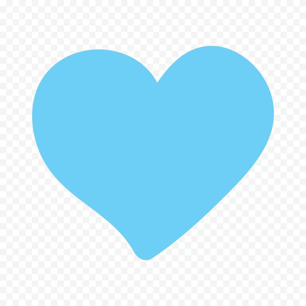 Valentines Day heart illustration isolated on white background vector