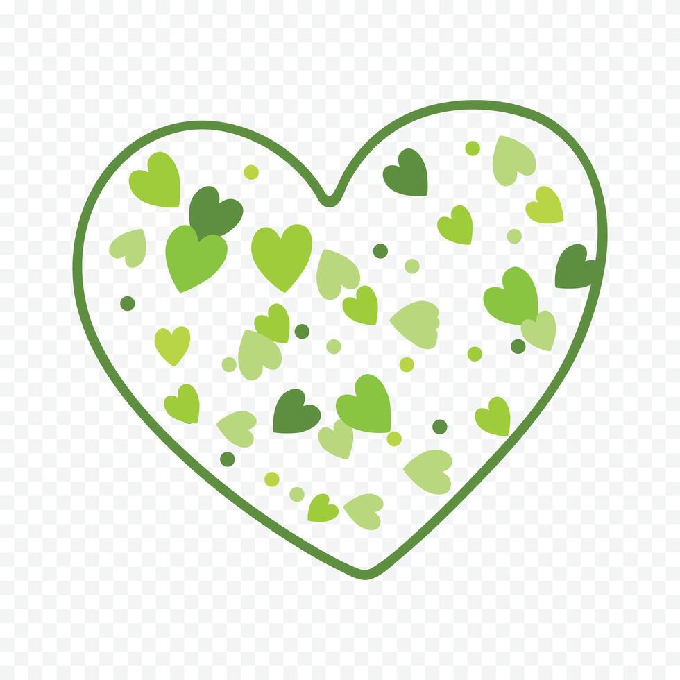 trendy design heart shape logo symbol label on the white vector