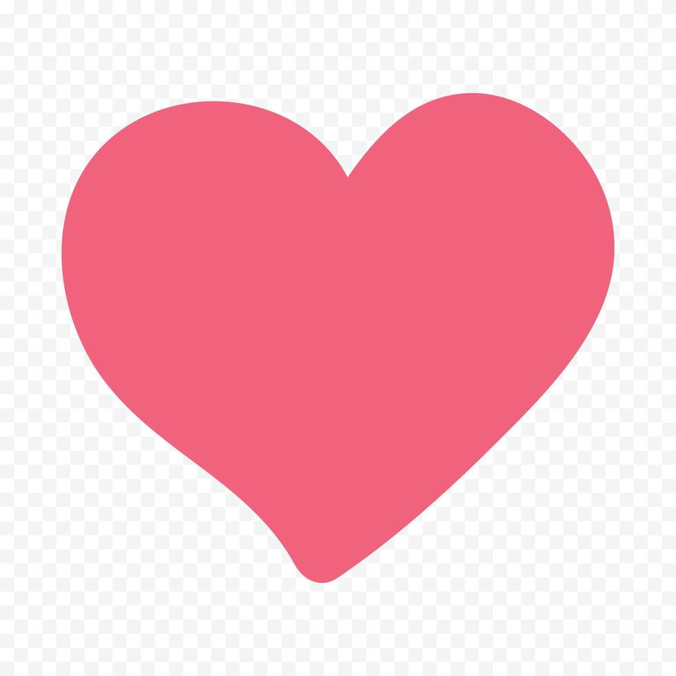 Doodle heart illustration isolated on the white background vector