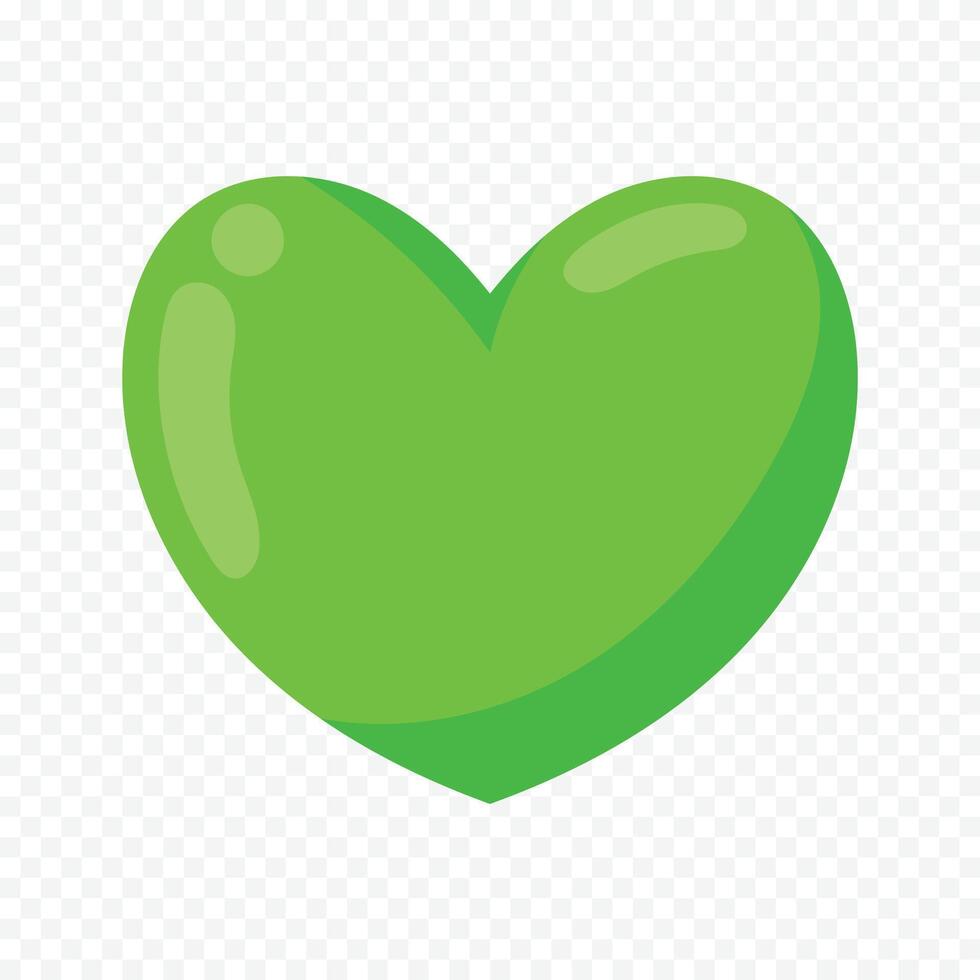 Doodle heart illustration isolated on the white vector