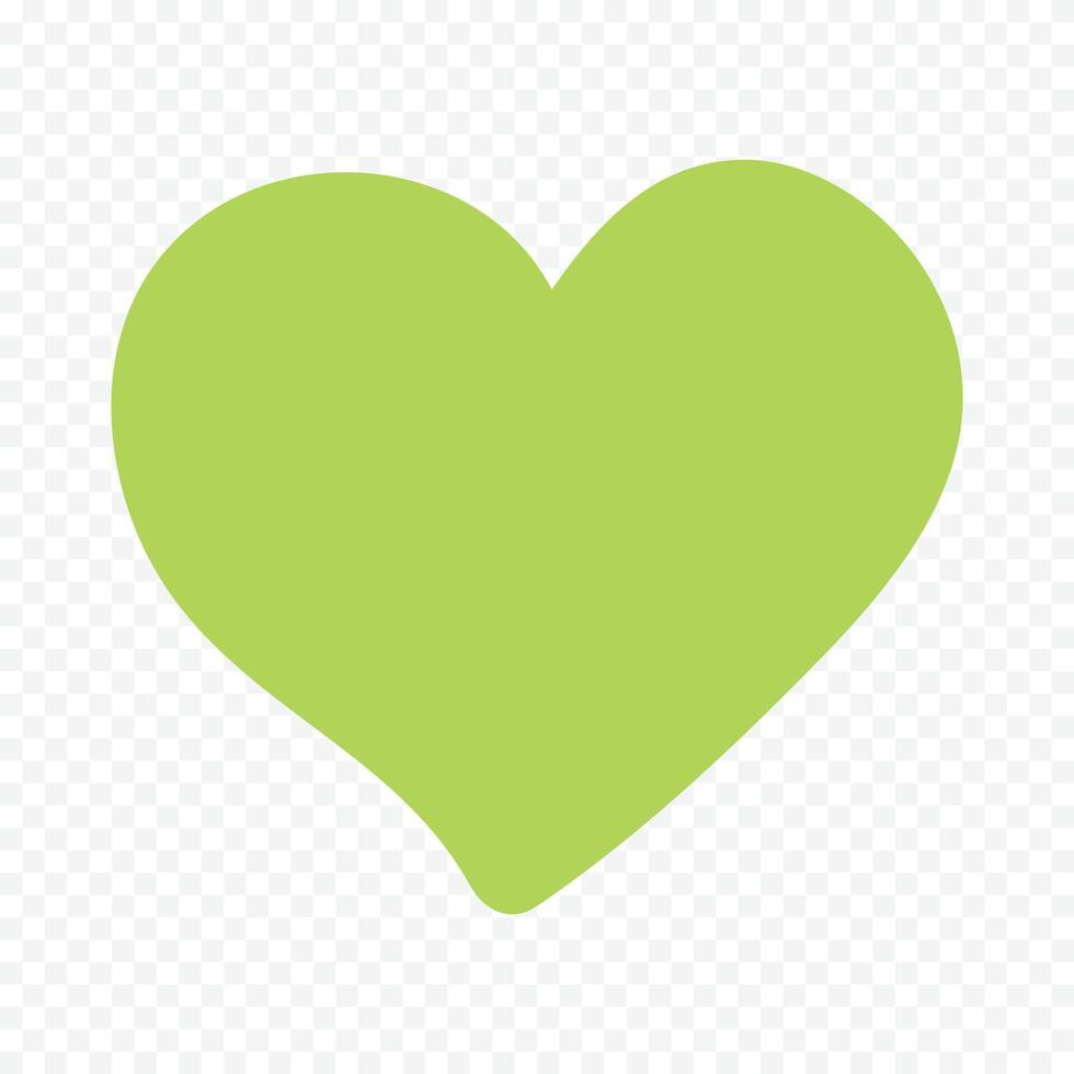 Doodle heart illustration on white vector