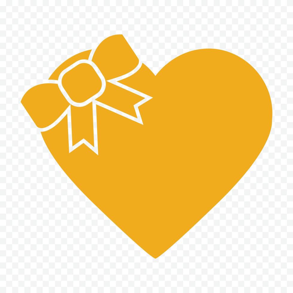 Cute Heart doodle hand drawn cartoon on white background vector