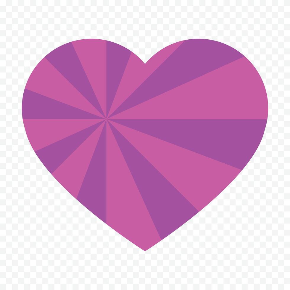 Heart shapes love on a white vector
