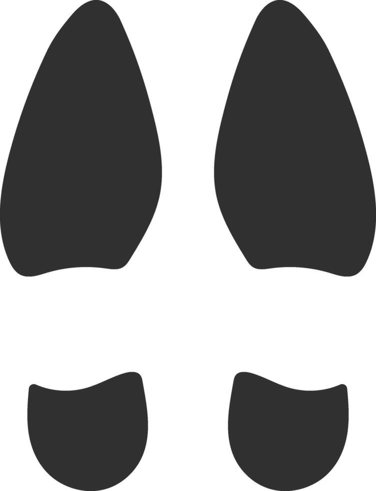 Imprints of footwear symbolizing a journey, progress, or leaving a mark, ideal for concepts related to movement, direction, and personal growth vector