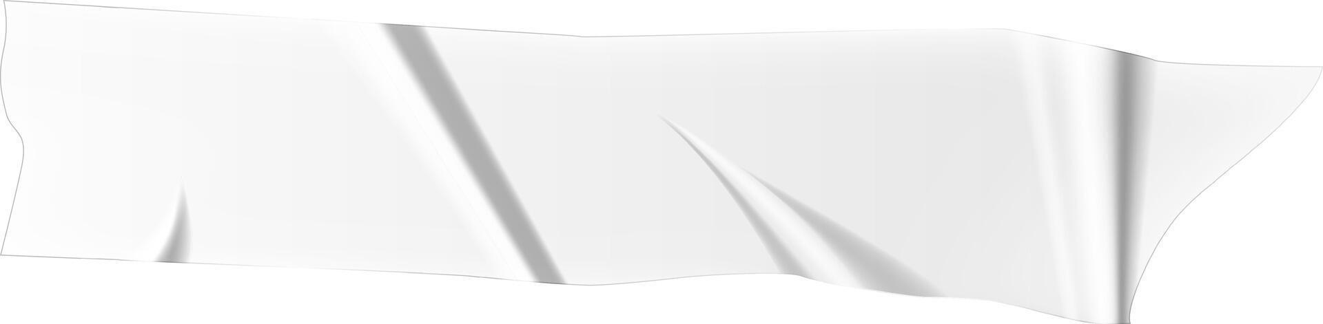 Waving blank horizontal flag mockup billowing in the wind offers an ideal canvas for customization, allowing the addition of text, logos, or design elements for various purposes vector