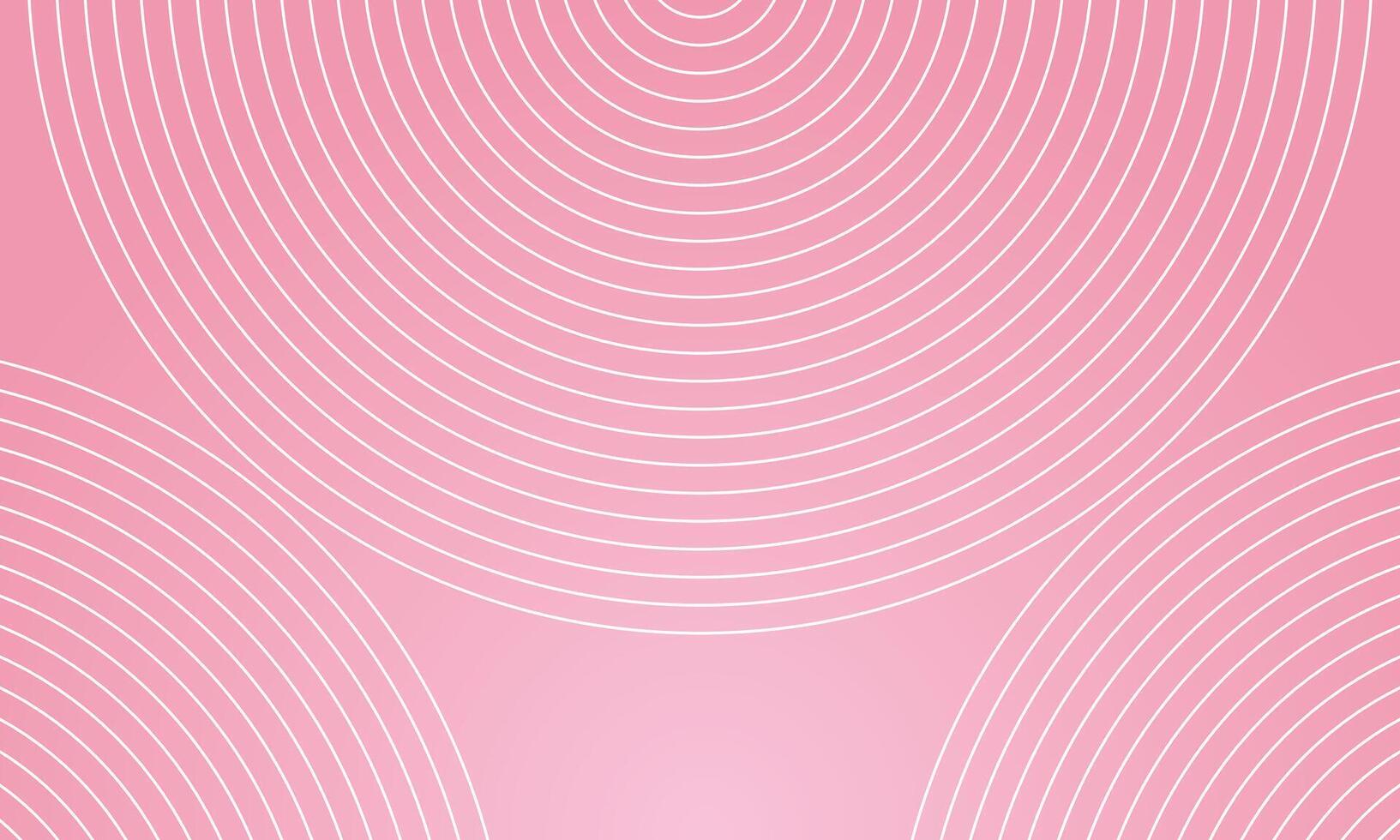 Pink background with curved line shape pattern. Abstract geometric pattern wallpaper vector