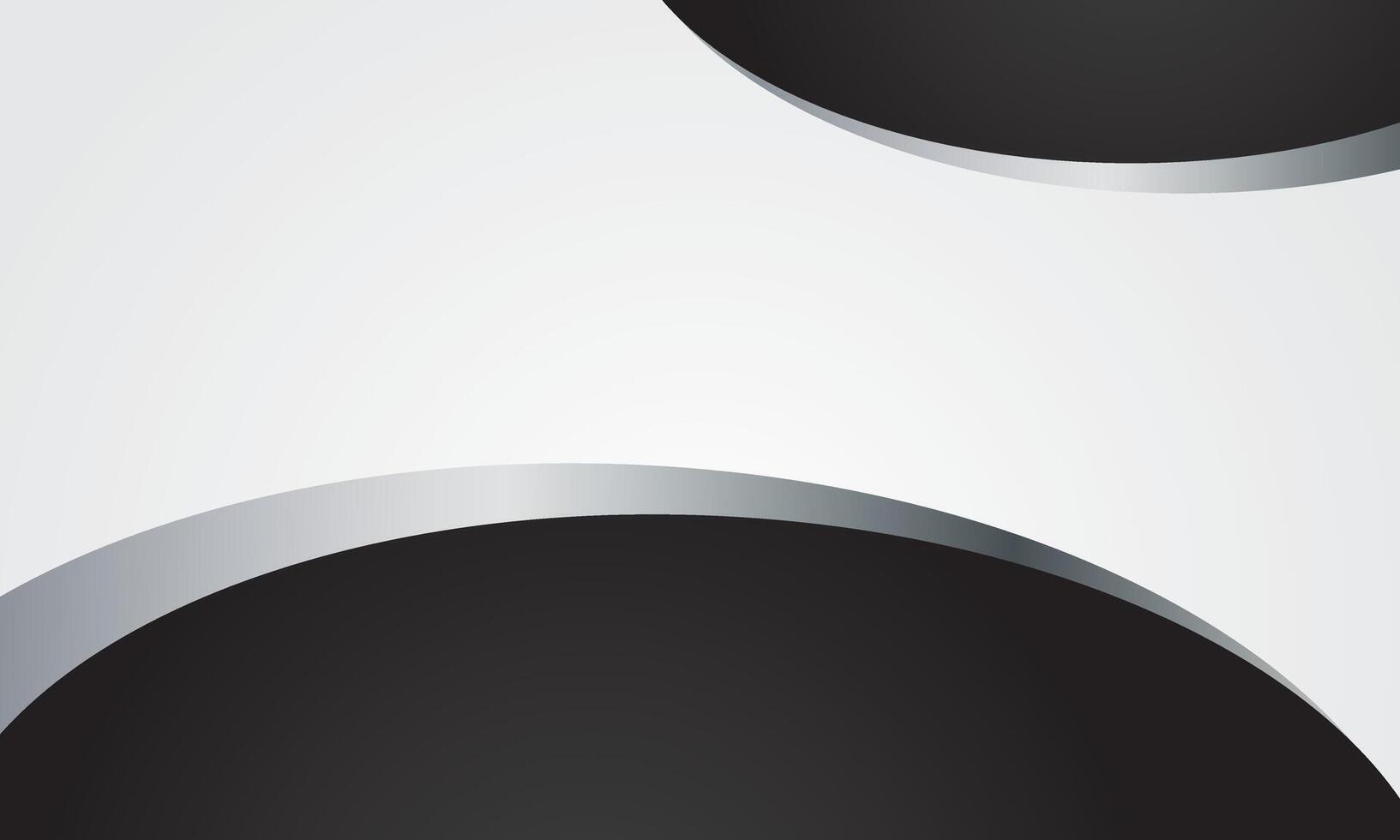 Abstract background with black metal modern curves vector