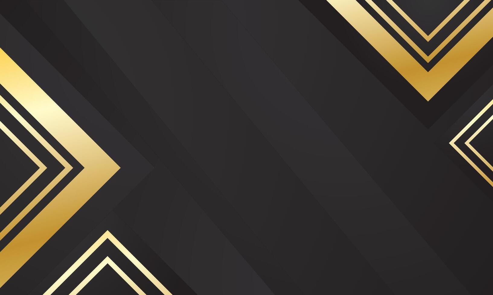 Luxury modern abstract dark black gold background with diagonal vector