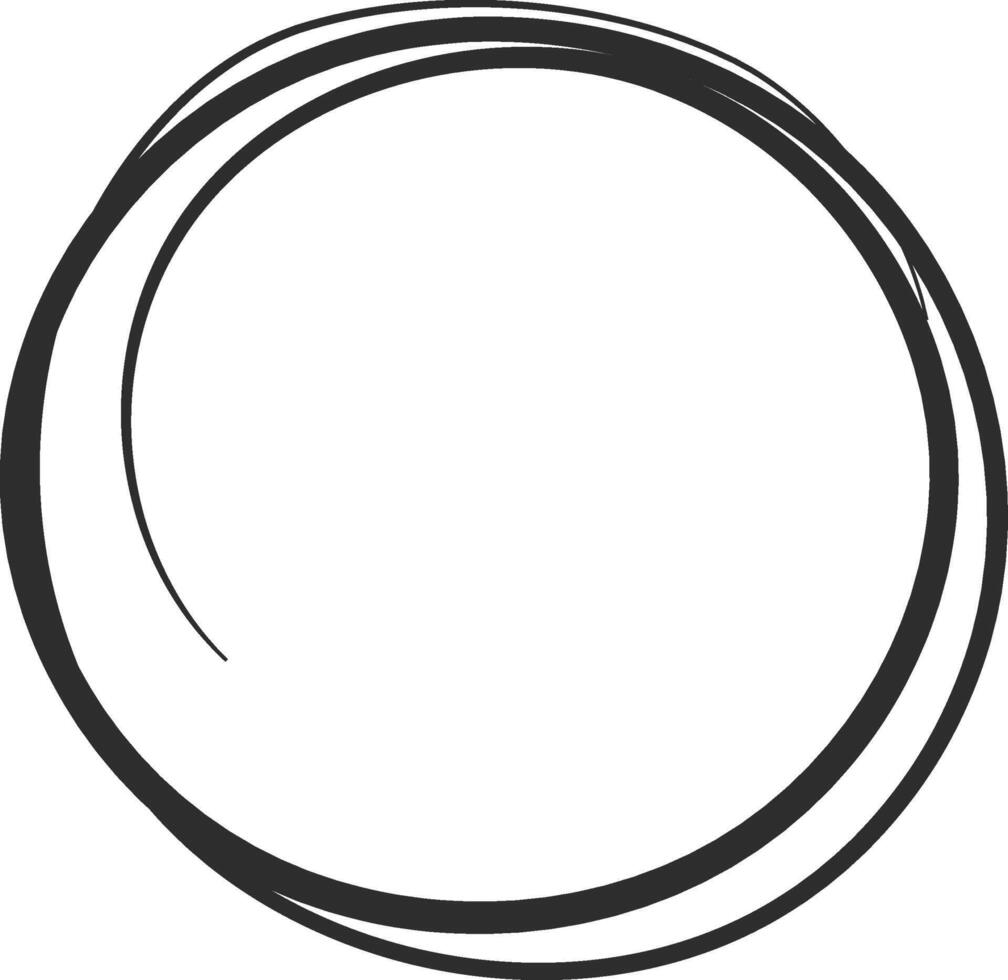 Double circular shapes encircling essential content, creating a striking focal point while emphasizing key information through a charming hand drawn aesthetic vector