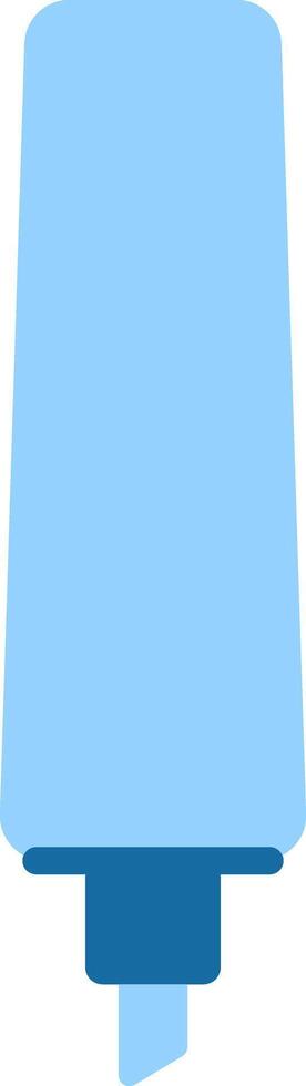 Light blue highlighter underlining important text is a simple yet effective way to organize and prioritize information for studying or work projects vector
