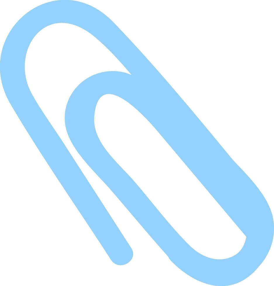 Paperclip holding multiple sheets of paper together, providing essential support for office tasks, school projects, and effective document organization vector