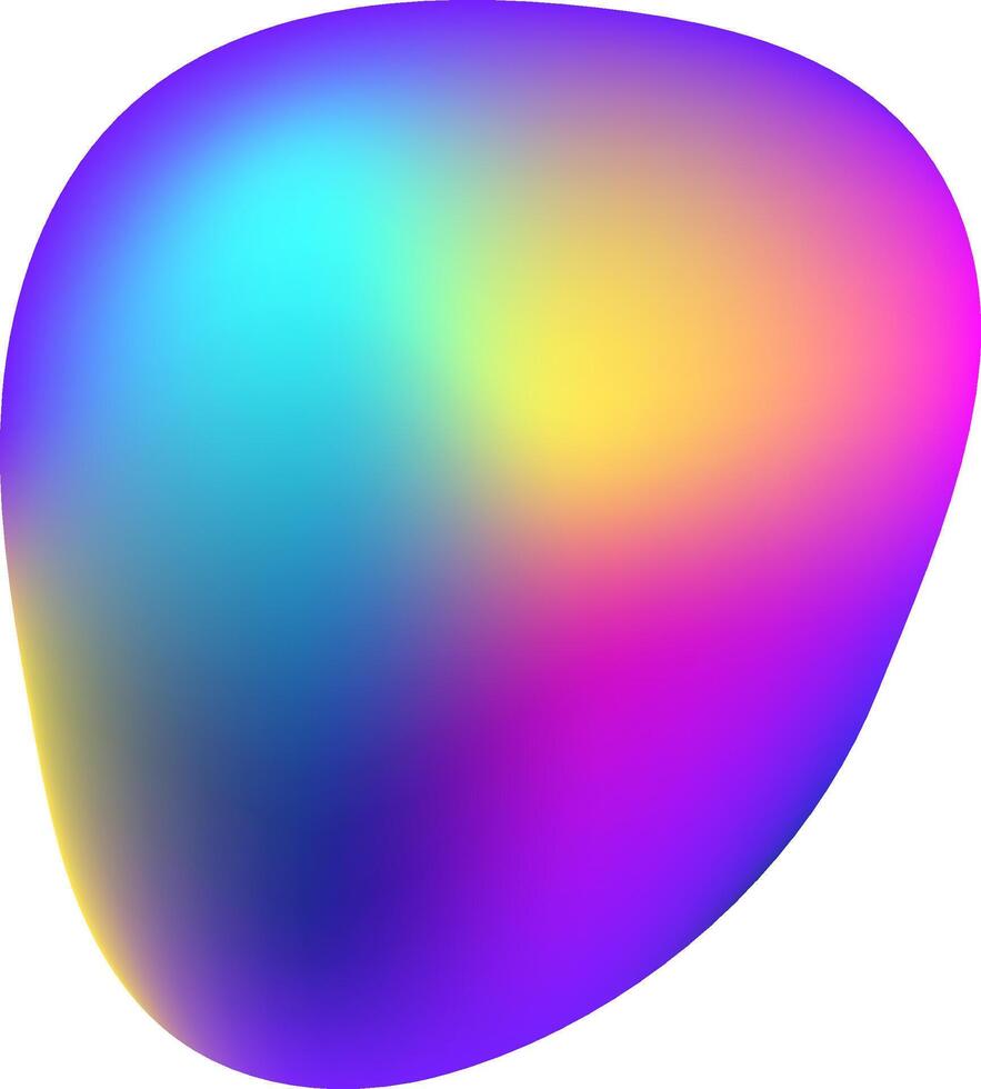 Creating a smooth gradient, blending vibrant shades of blue, yellow, and purple into a colorful abstract background, ideal for modern and dynamic design projects vector