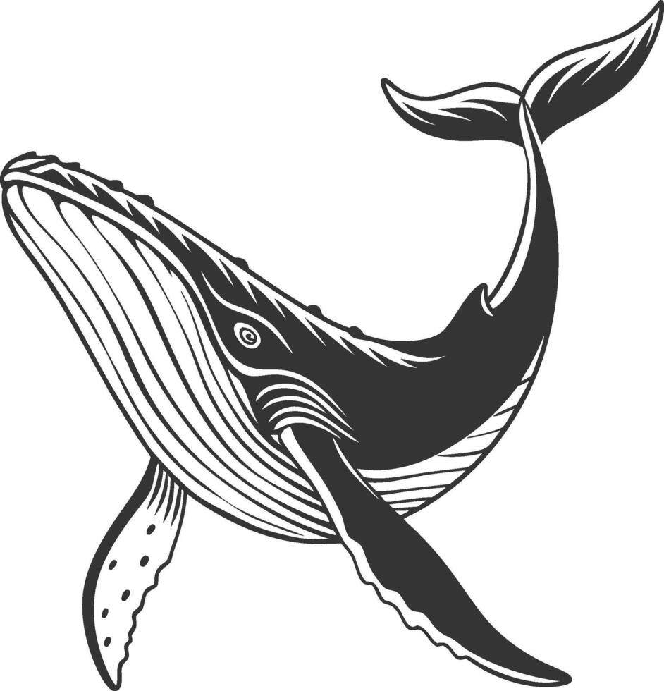 Majestic Sea Creatures Embodiments of Peace and Power vector