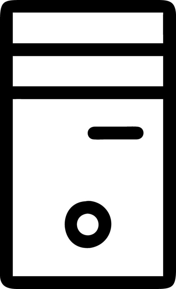 a black and white icon of a box vector