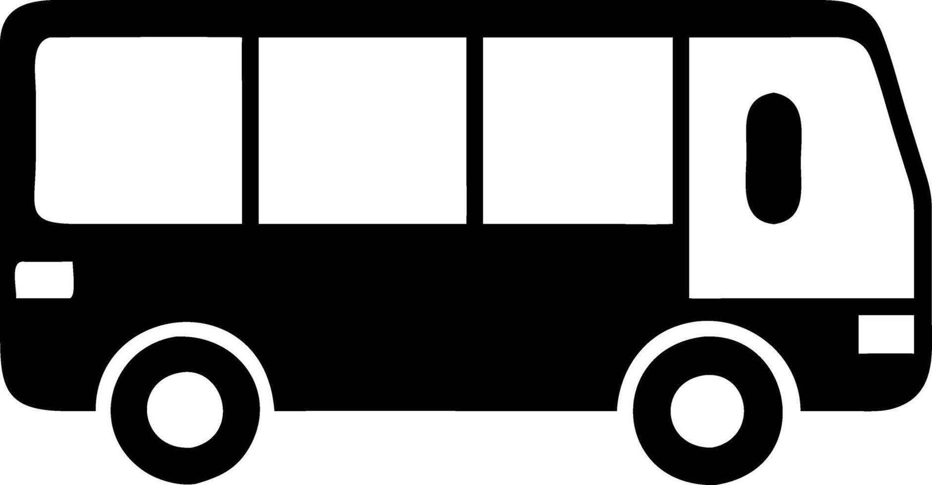 School bus icon on white background vector