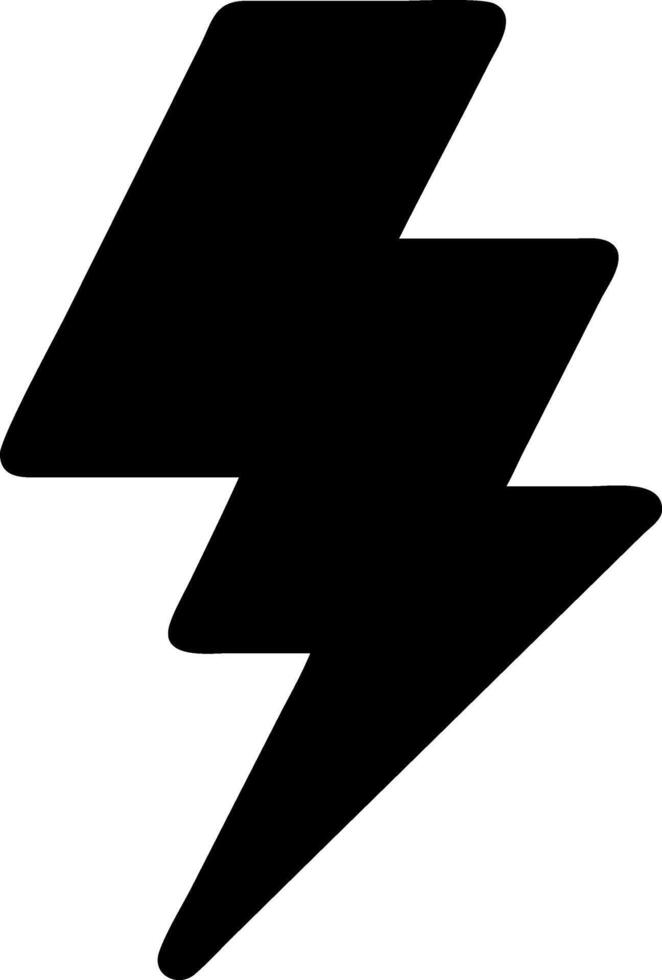 lightning bolt icon design vector