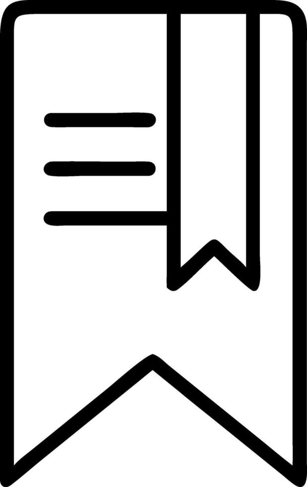 Bookmark with Ribbon Icon vector