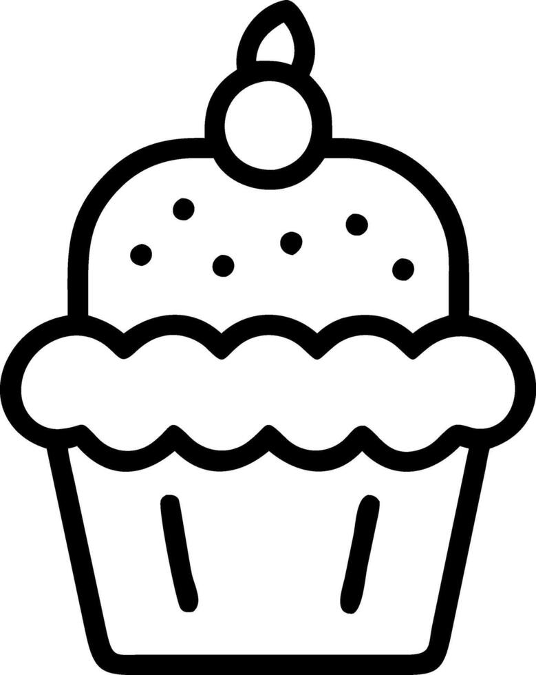 Classic Cake Food Icon vector