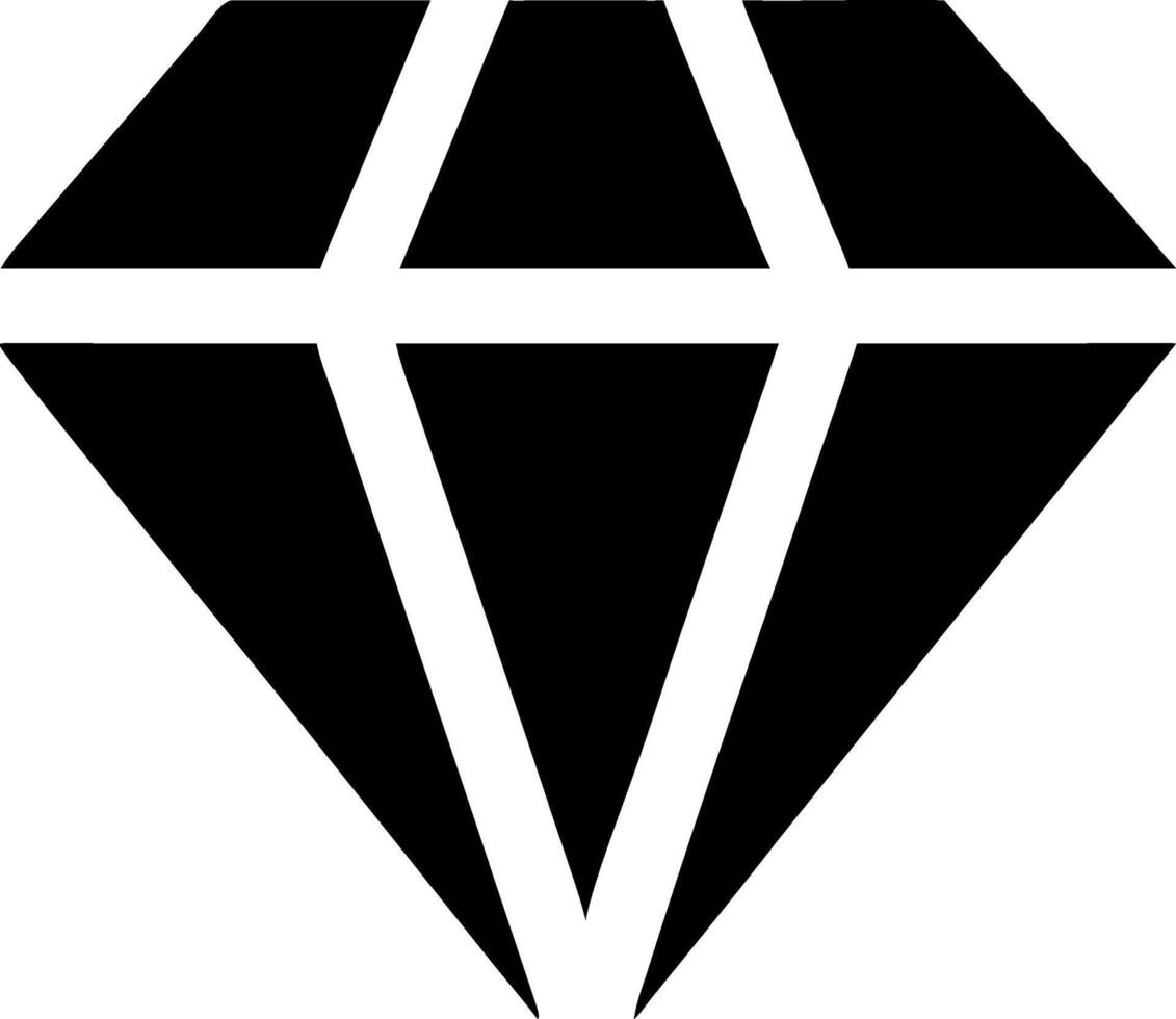 Elegant Diamond Symbol vector