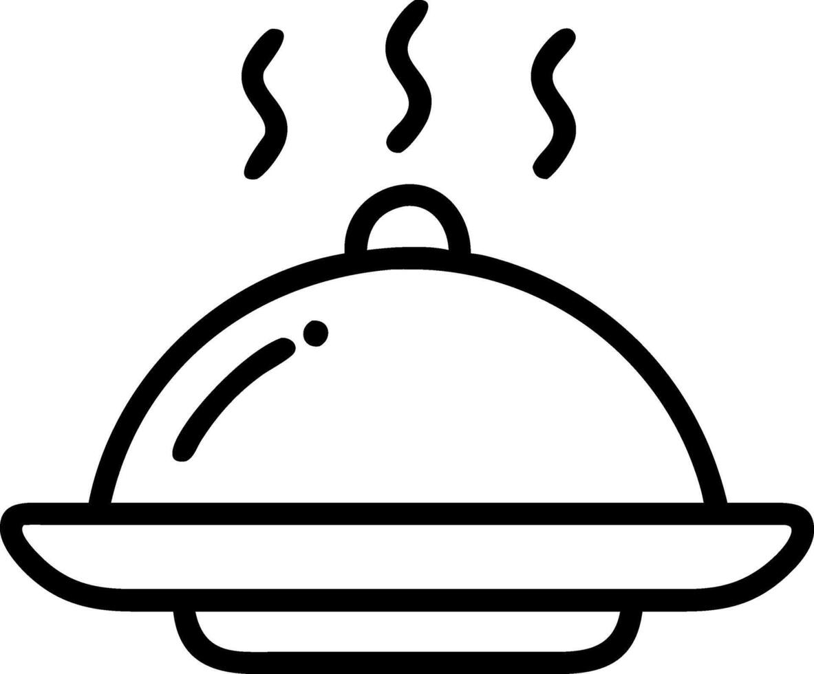 Elegant Dish icon Graphic vector