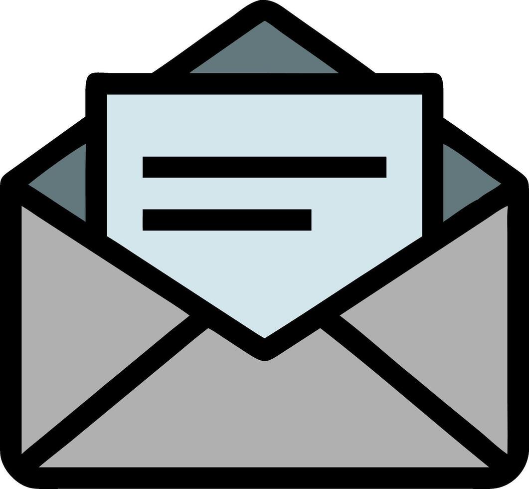 Icon of a Sealed Envelope vector