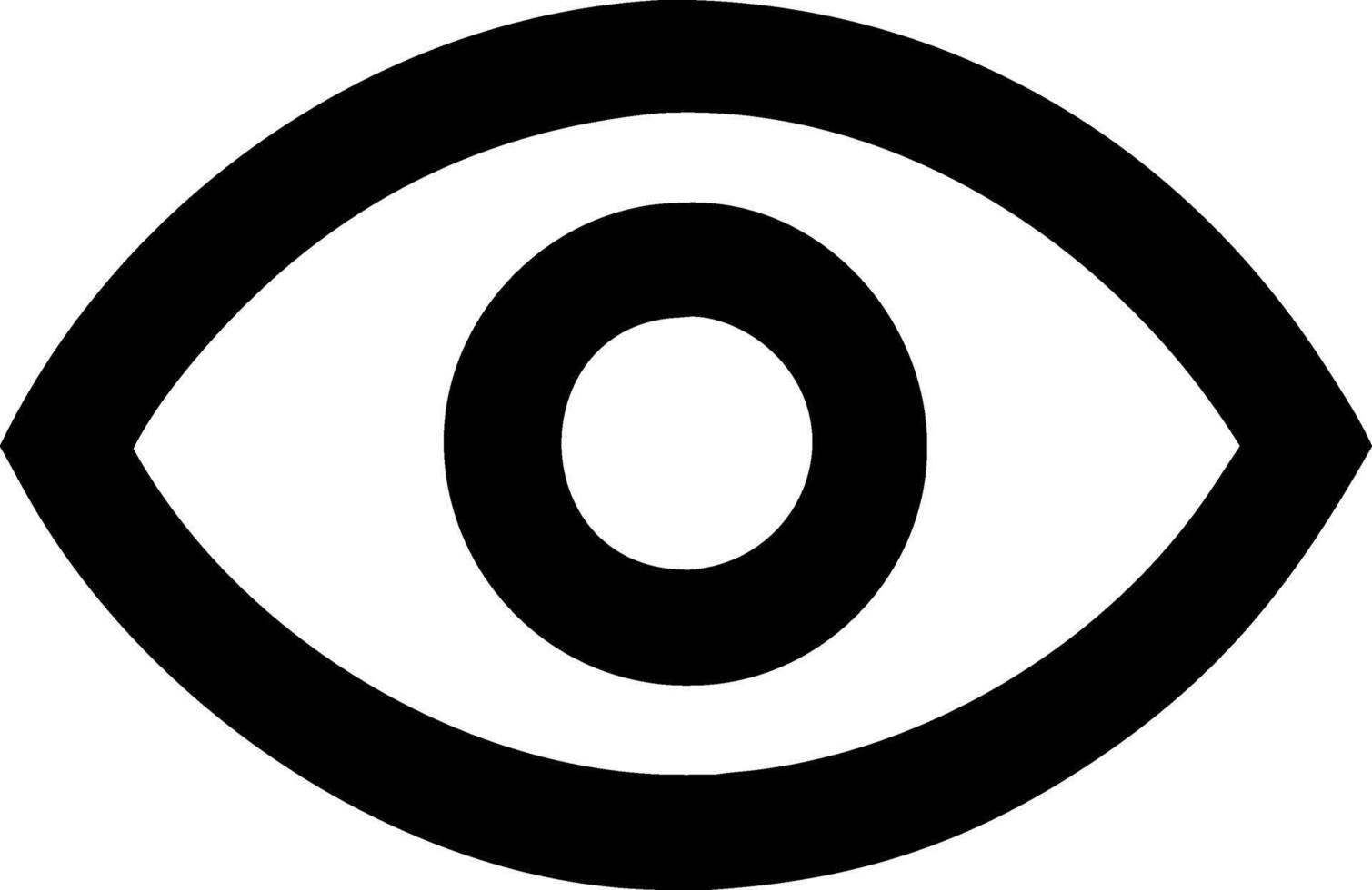 Stylized Eye Icon for Vision vector