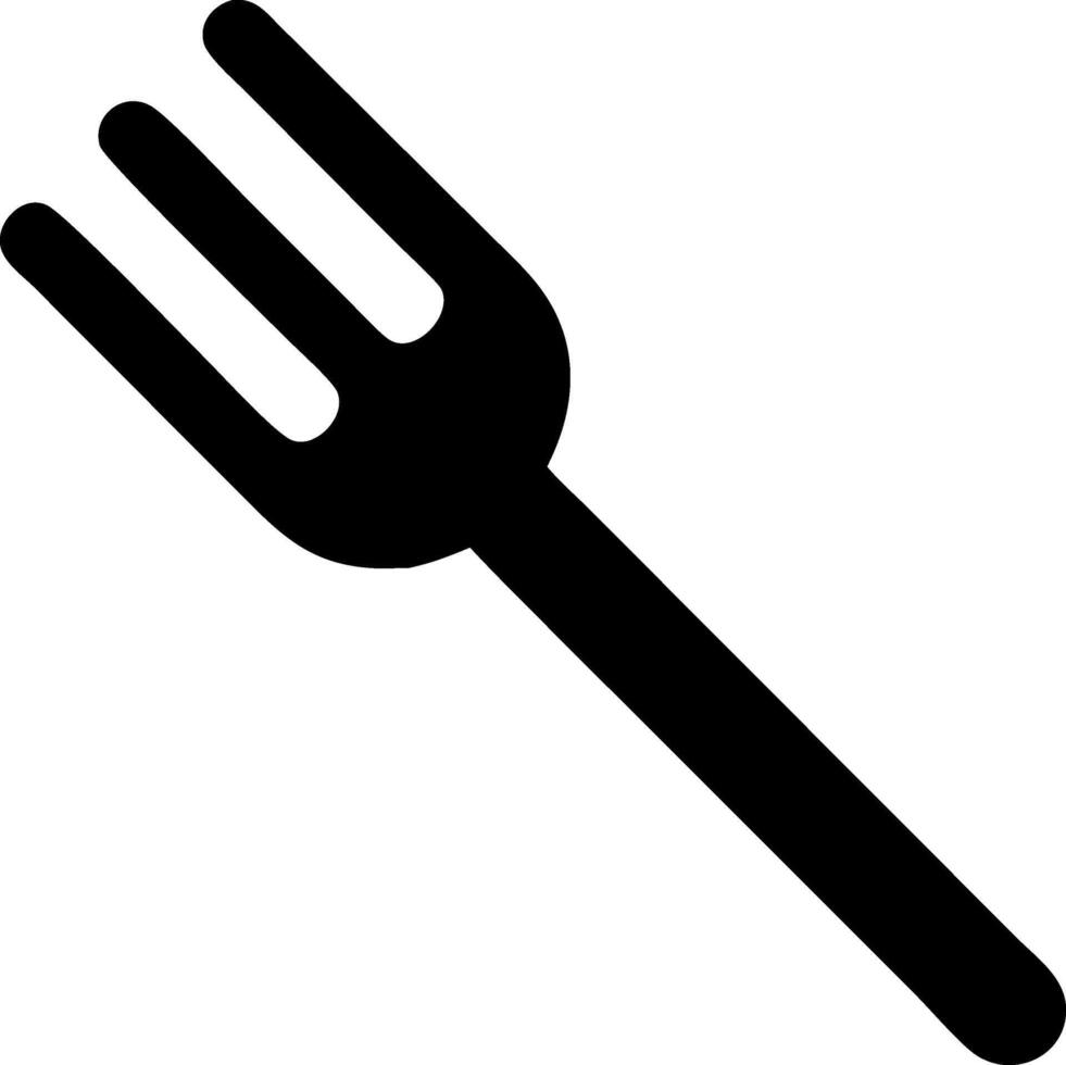 Kitchen Fork Icon Design vector