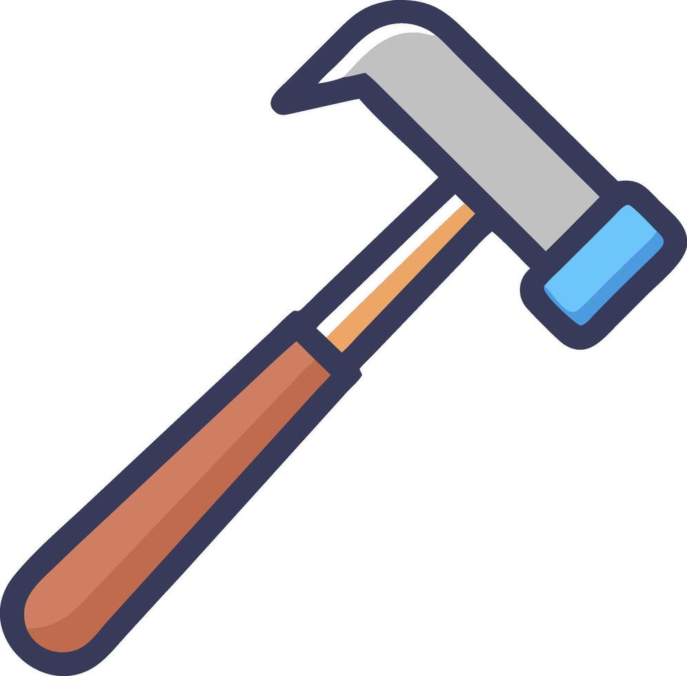 Simple Hammer Tool design vector