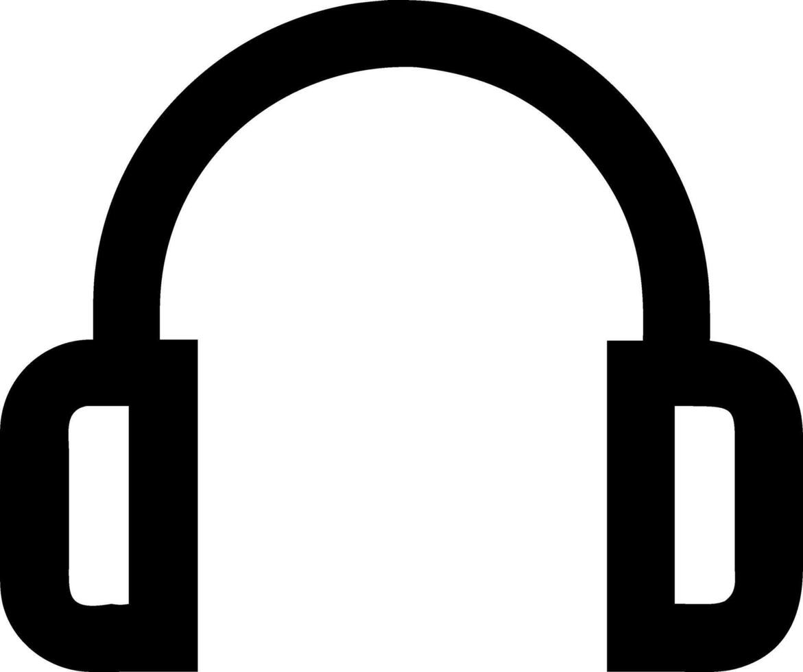 Wireless Headphone Icon Graphic vector
