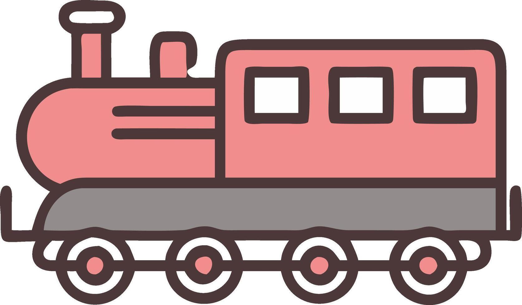 Subway Train Icon for Navigation vector