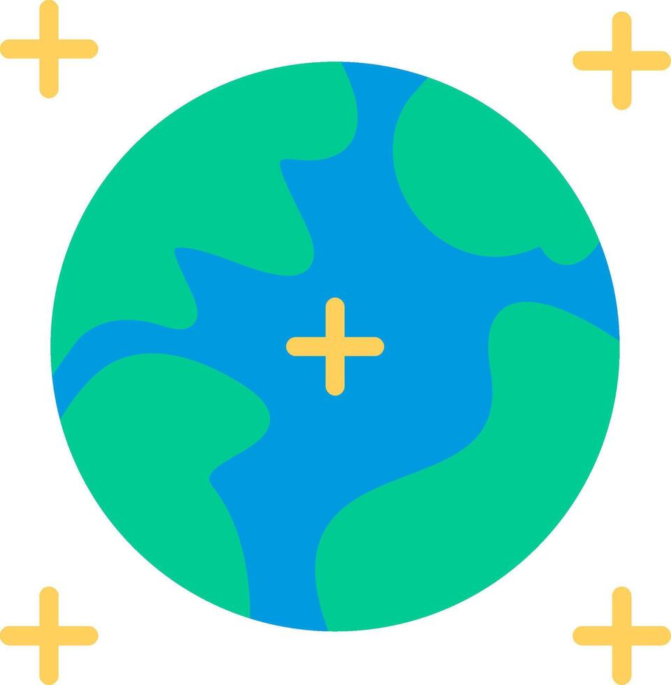 Earth globe icon vector