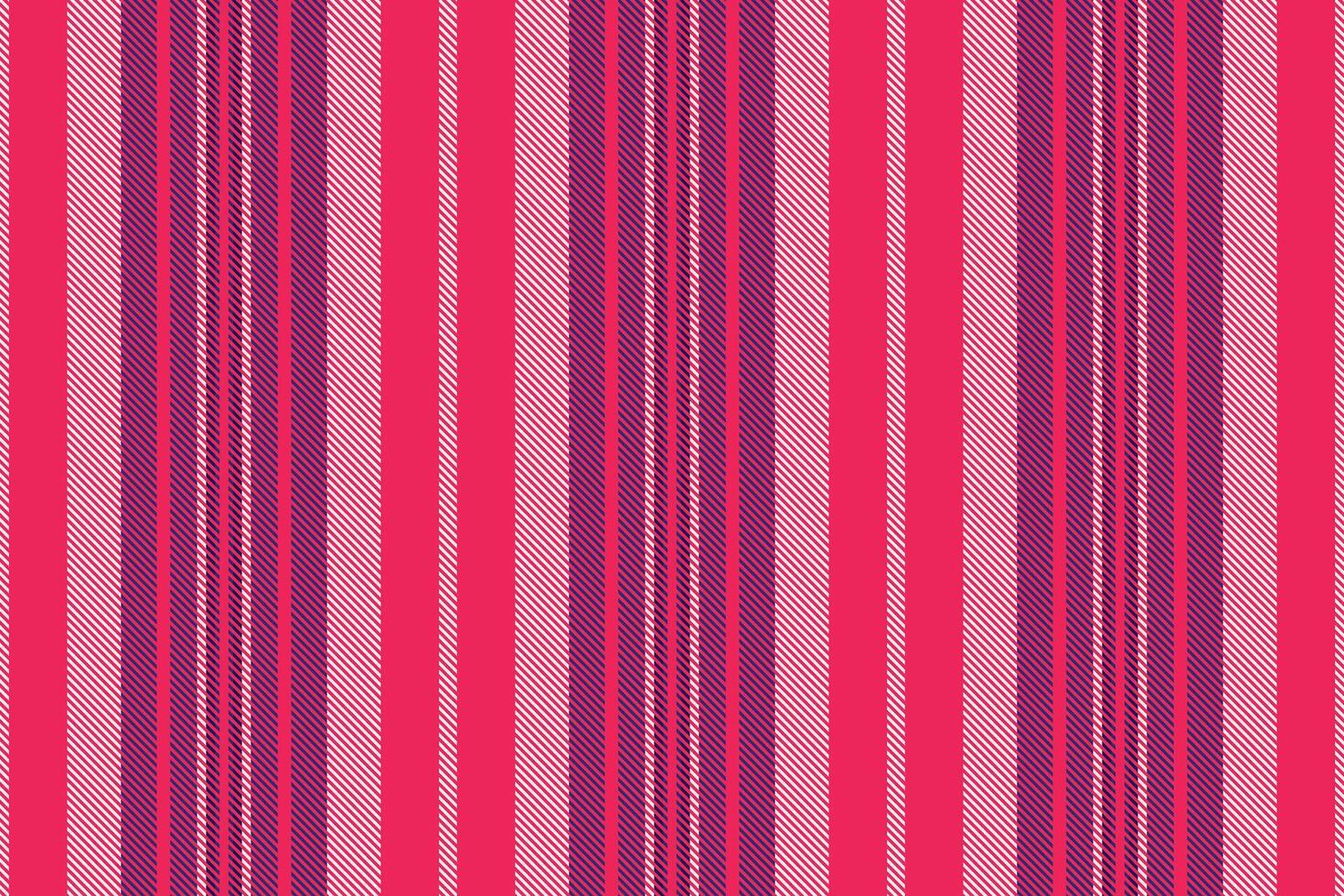 Vibrant vertical stripes in pink and purple hues create a dynamic textile pattern. Perfect for fashion, home decor, or web design projects needing a bold, energetic aesthetic. vector
