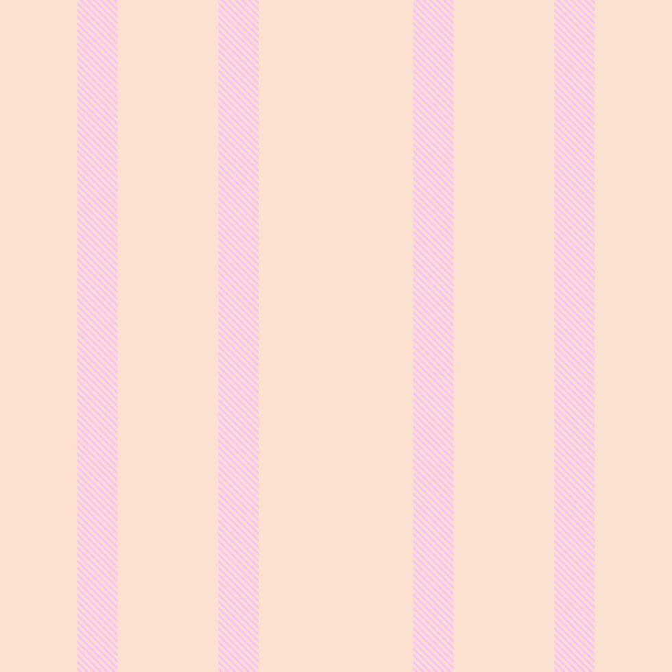 Elegant pastel pink stripes on a soft beige background. This delicate, minimalist pattern evokes feelings of serenity and sophistication. vector