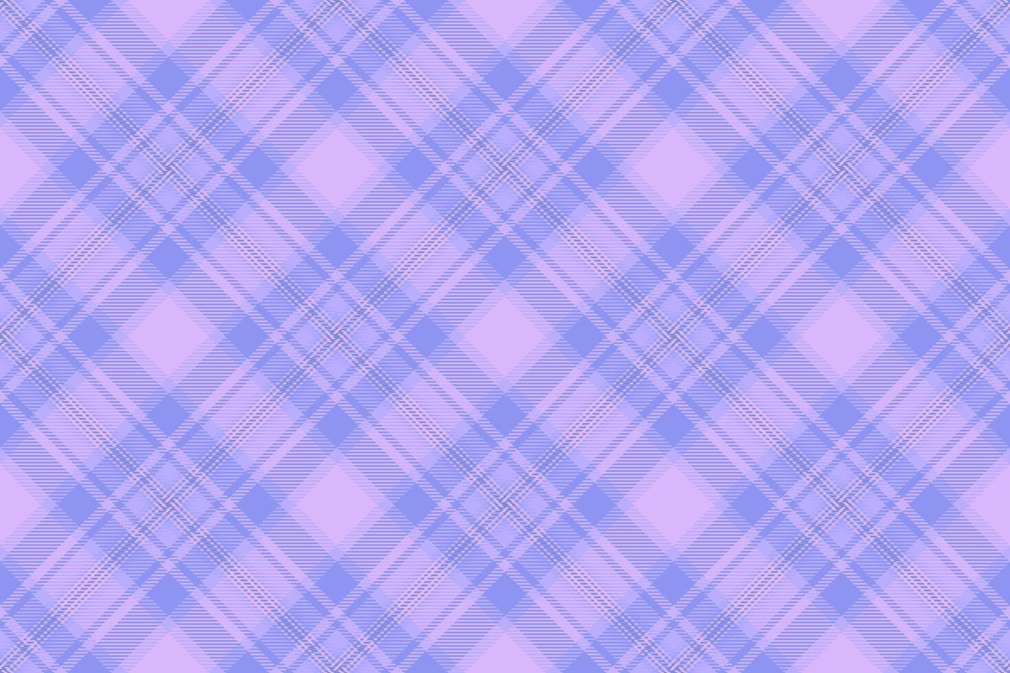 Subtle pastel purple and lilac diagonal plaid pattern. Perfect for backgrounds, textiles, or website design. Evokes feelings of serenity and calm. vector