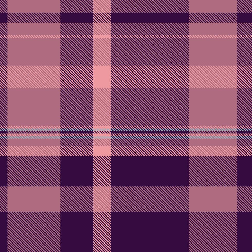 Elegant blush pink and deep purple plaid pattern. Perfect for textile design, fashion, website backgrounds, or scrapbooking. vector