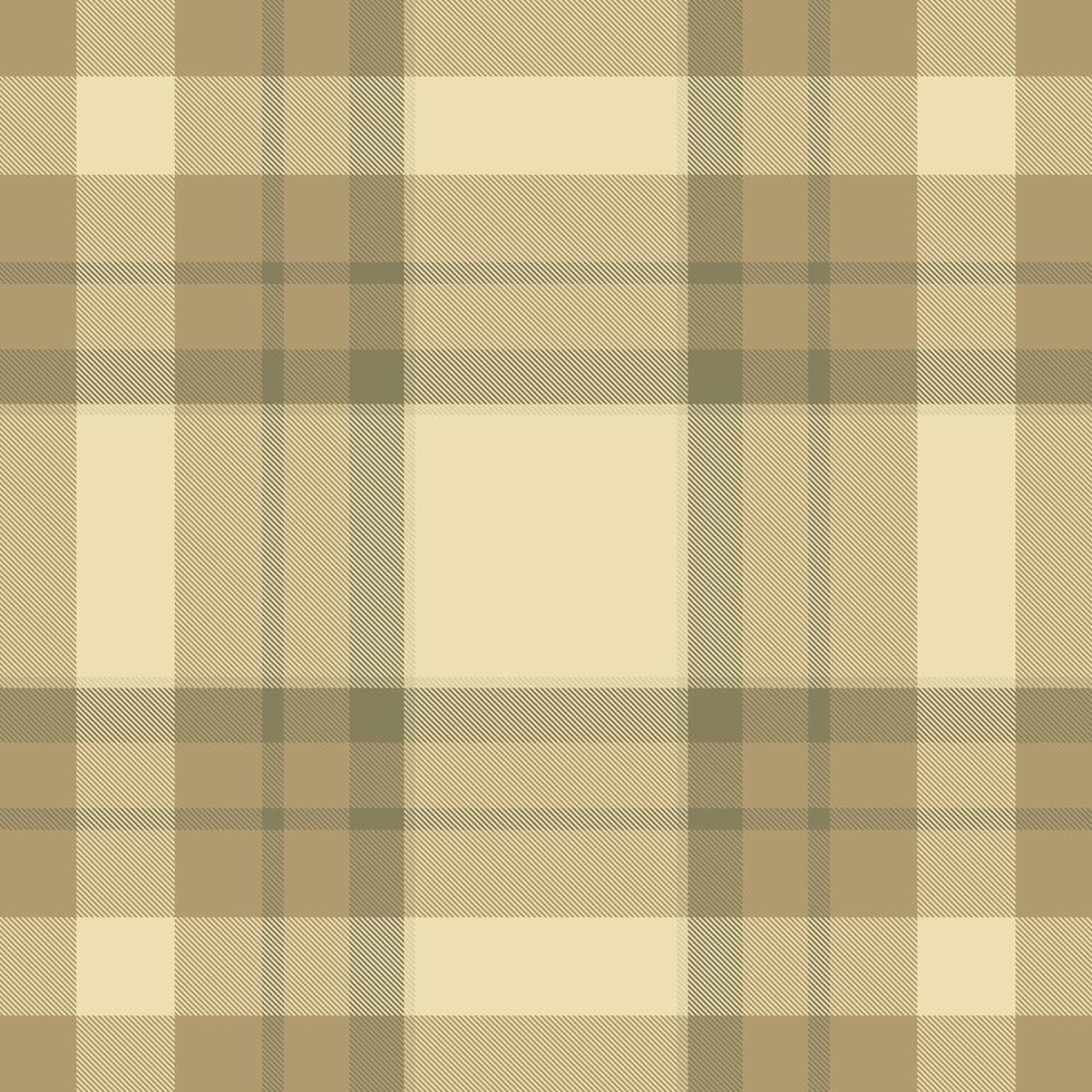 Elegant neutral plaid pattern in soft beige and brown tones. Perfect for textile design, website backgrounds, or adding a touch of understated sophistication to your projects. vector