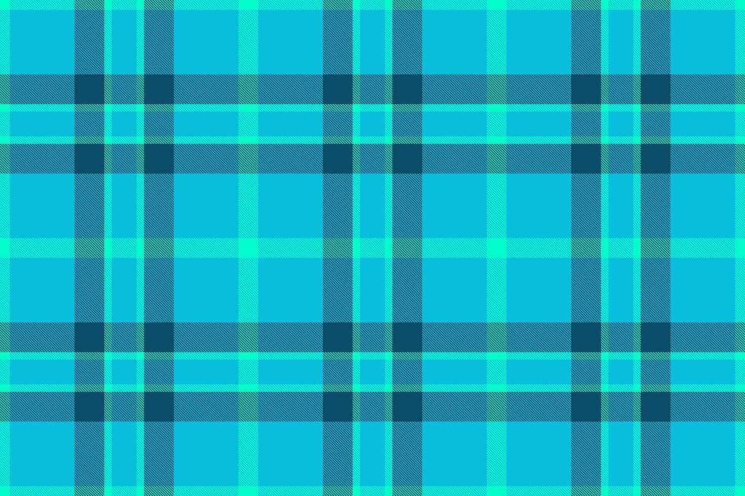 Vibrant turquoise and teal plaid pattern. Perfect for textile design, website backgrounds, or adding a pop of color to any project. vector