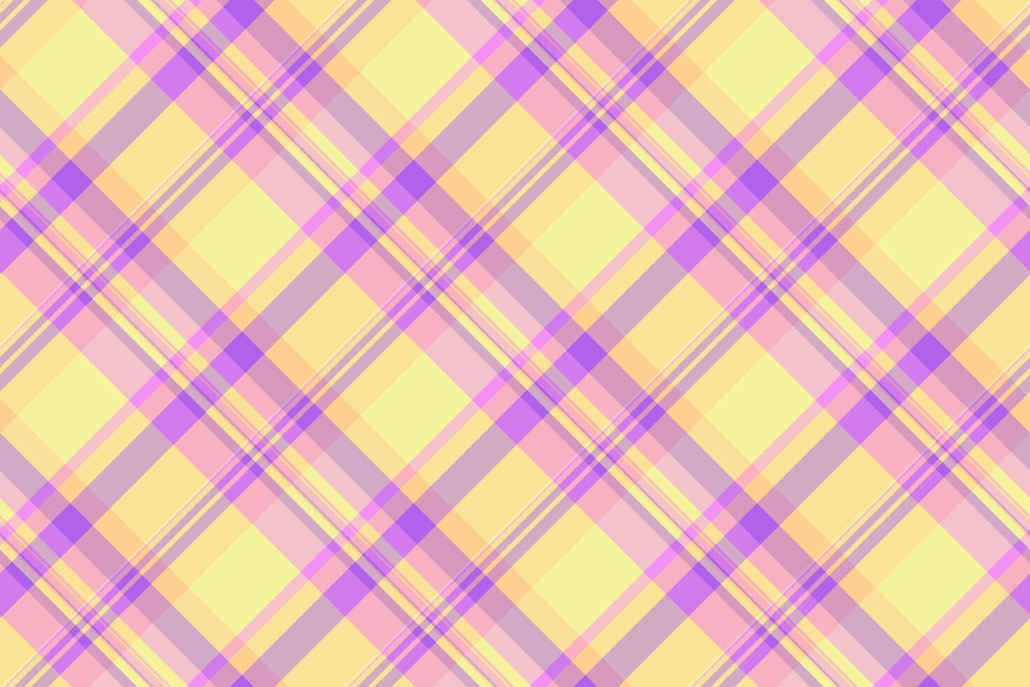 Diamond fabric texture textile, seasonal pattern tartan plaid. Lumberjack background seamless check in light and yellow colors. vector
