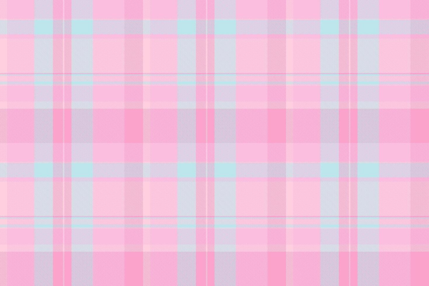 Curtain fabric texture pattern, sample background seamless . Worldwide plaid tartan check textile in light and pink colors. vector
