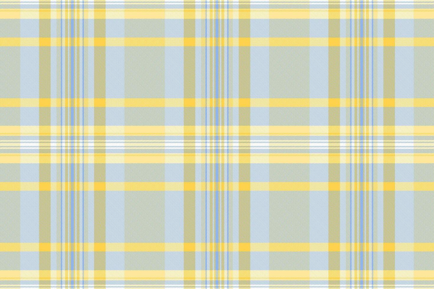 Pastel yellow and blue plaid pattern. Perfect for textile design, website backgrounds, or crafting projects. A cheerful and versatile image evoking feelings of calmness and spring. vector