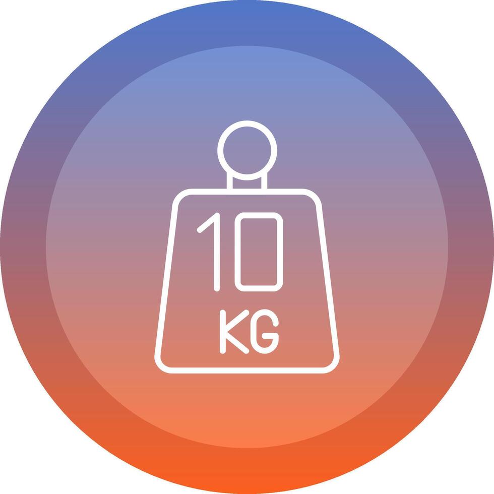 Weights Icon Symbol Art vector