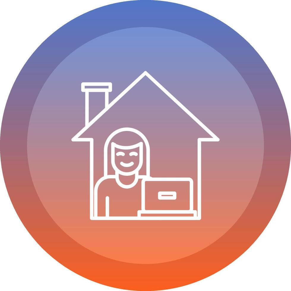 Work From Home Icon Symbol Sign vector