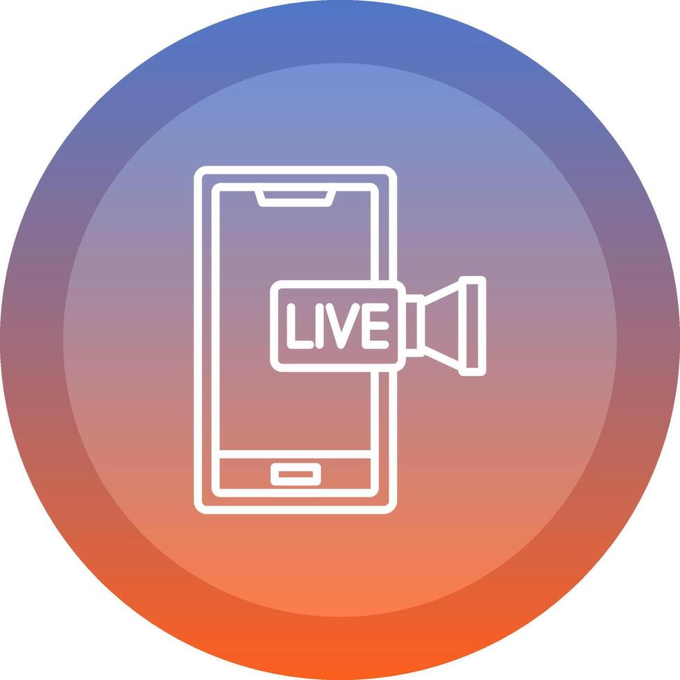 Streaming Icon Symbol Art vector