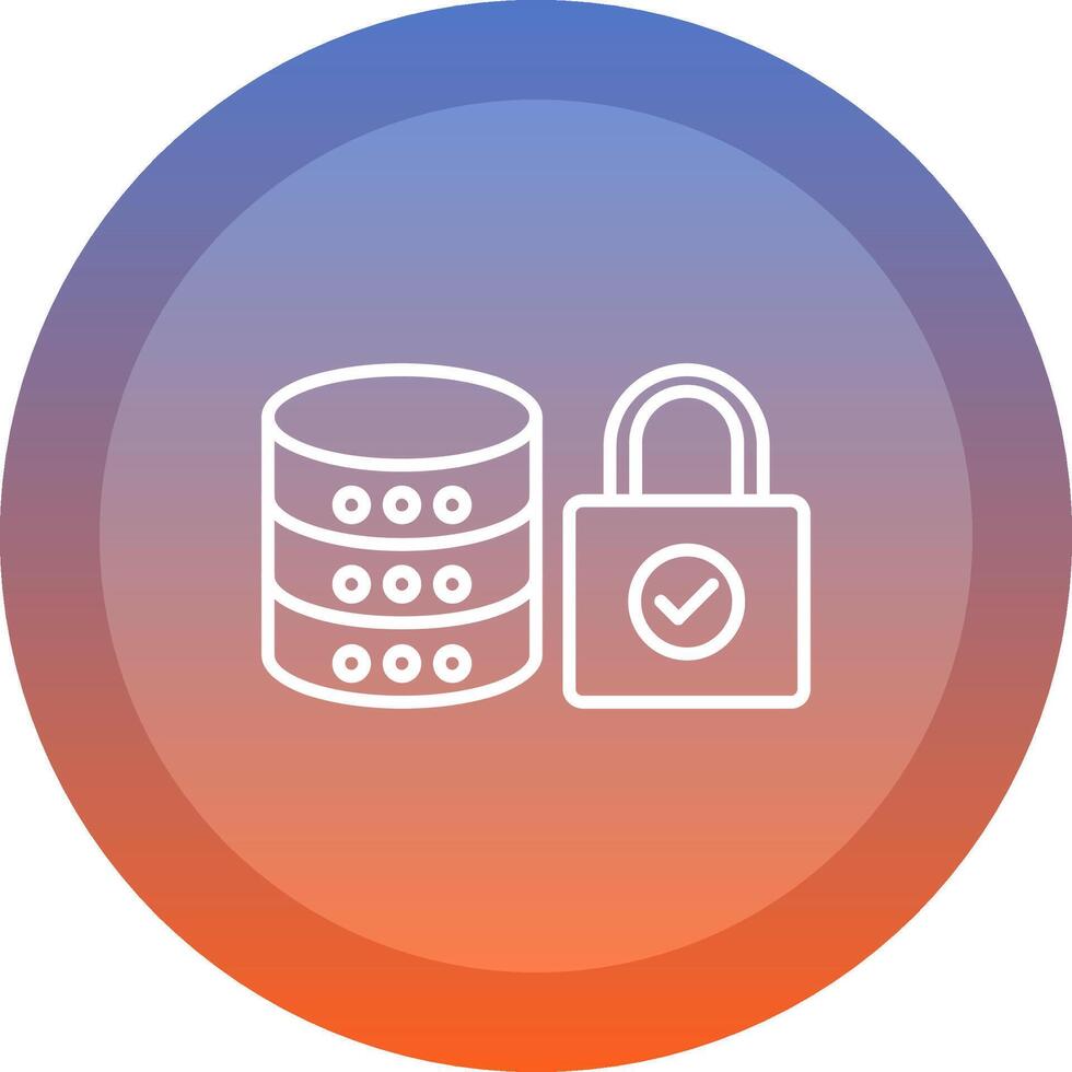 Database Creative Icon Symbol Art vector
