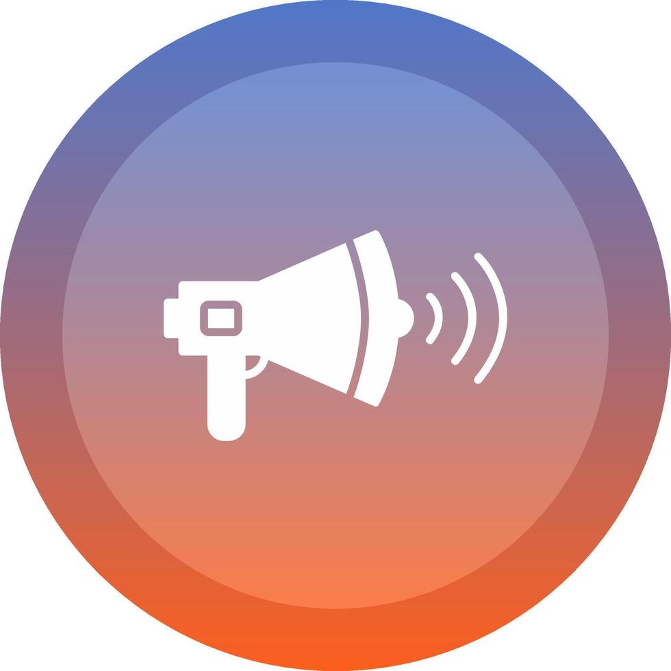 Megaphone Icon Symbol Art vector